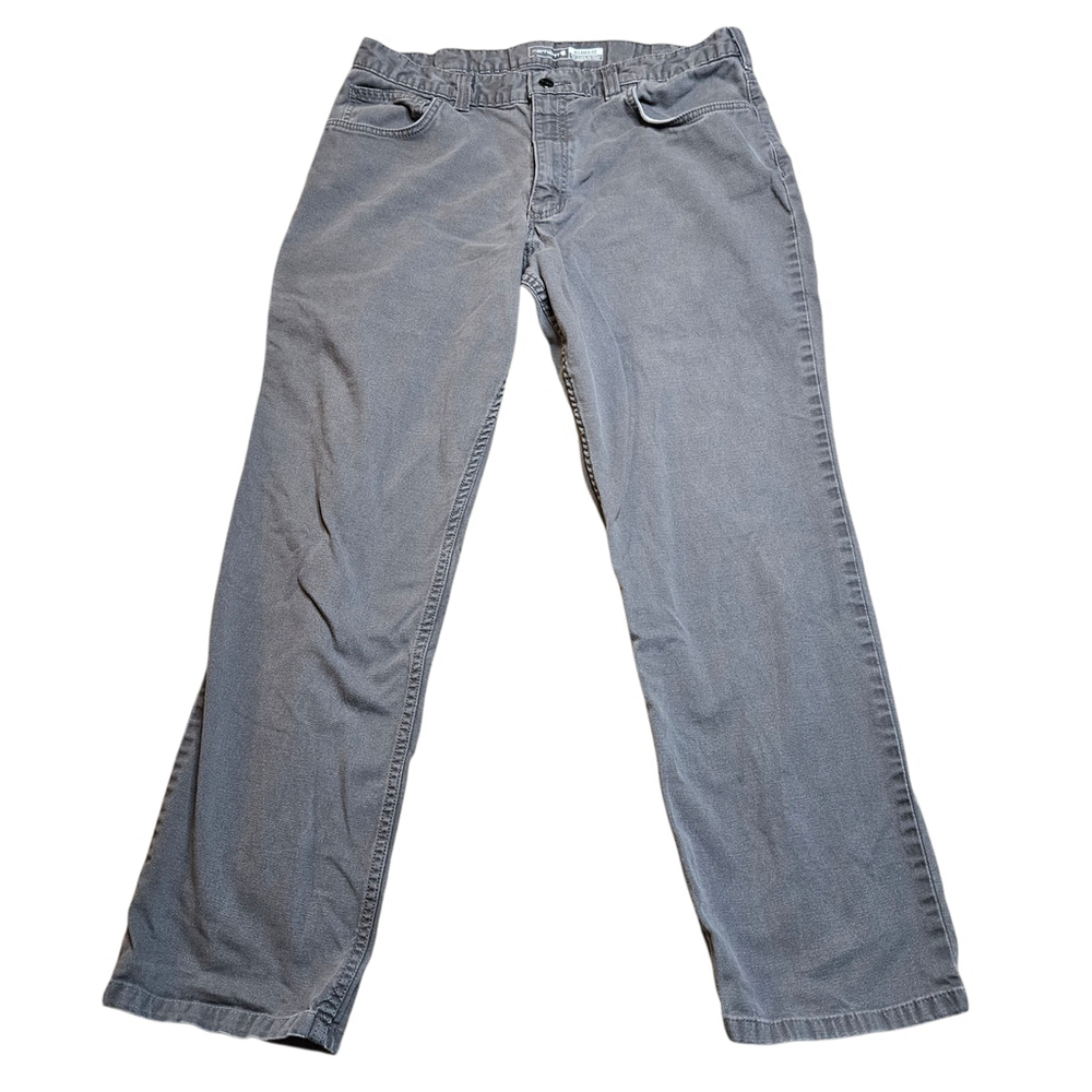 Carhartt Rugged Flex Relaxed Fit Canvas Work Pants Gray 36x30